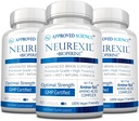 Scienza approvata Neurexil - Supporto nootropico naturale con DMAE - Migliorare la funzione del cervello, Sharpen Clarity, Boost Memory - L-tirosina, Ginkgo Biloba, Huperzine A, BioPerine - 3 mesi di alimentazione