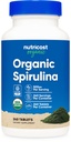 Nutricost Spirulina Organica 500mg, 240 compresse - Gluten Free, Non OGM