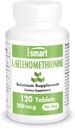 SuperSmart - L-Selenomethionine 200mcg al giorno (integratore di selenio) - Alto assorbimento - Trace Minerale essenziale | Non-OGM & Gluten Free - 120 compresse