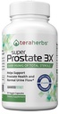 teraherbs Super Prostate 3X - Controllo della vescica, & Supporto per la prostata allargata & urinazione frequente - Integratori della prostata per gli uomini - 90 capsule