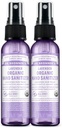 Dr. Bronner's - Organic Hand Sanitizer Spray (Lavender, 2 Ounce, 2-Pack) - Formula semplice ed efficace, Cleanses & Sanitizes, No Harsh Chemicals, idrata e pulisce mani
