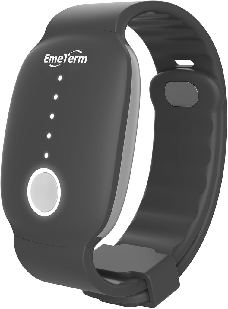 EmeTerm Fashion FDA-Cleared Rilievo Nausea Electrode Stimulatore Mattina Sickness movimento Sickness Vomit Relief Ricaricabile No Gel Droga Bande da polso gratuite senza effetti collaterali
