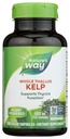 Natural's Way Kelp, supporta la funzione tiroide*, 600 mg per servizio, non OGM Project verificato, 180 capsule (Packaging May Vary)