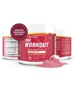 Elementi essenziali PreWorkout Polvere con radice di barbabietola & ACV | Supplemento di energia Superfood & All-Natural Nitric Oxide Booster Plus Caffeina 30 Serve
