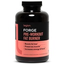 Bruciatore grasso accelerato LEGION Forge - Bruciatore grasso termogenico, Cimitero di destinazione grasso e grasso di triturazione con Yohimbe, HMB supplemento, Choline. Tutto Naturale, 45 Serve...., 180 Conte (Pacchetto di 1)
