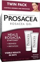Prosacea - Trattamento Rosacea Medicato per Faccia - Guarigione Rosacea Sintomi di Redità, Pimples e Irritazione - Fragranza Gratis - Twin Pack - Due tubi da 0.75oz (1.5oz Totale)