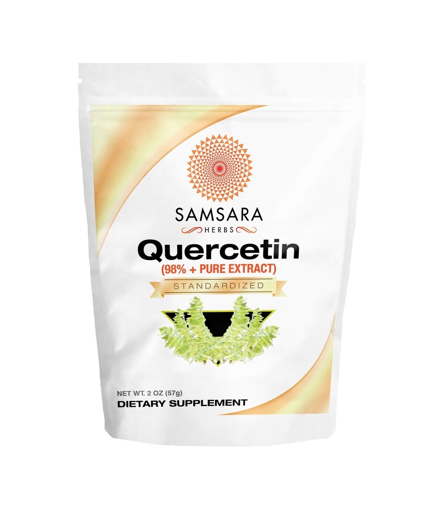 Samsara Herbs Quercetin 98%+ Polvere di estratto puro (2oz/57g) - Uguale a 114 x 500mg capsule