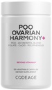 Codice PQQQ Ovarian Harmony+ Supplemento - PQQ (Pyrroloquinoline Quinone), Myo-Inositol & D-Chiro-Inositol 40:1 Blend, Folate 5-MTHF, CoQ10, Wild Blueberry - Consegna Liposomal - Non-GMO - 120 capsule