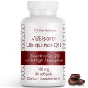 VESIsorb Ubiquinol-QH 100 mg Softgels, 30 conte