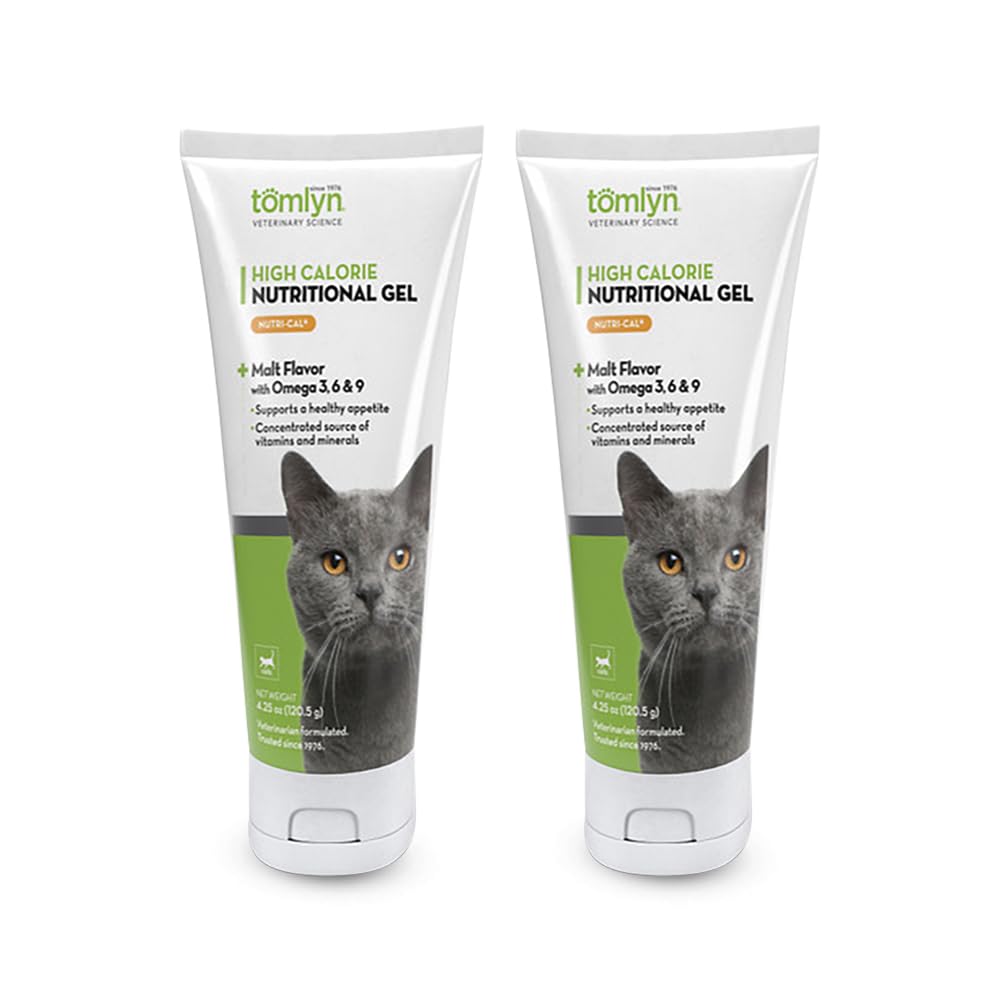 2-Pack Nutri-Cal per Gatti High Calorie Integratore alimentare, 4.25-Ounce Tube