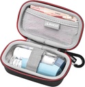 RLSOCO Caso di trasporto per adulti e bambini Asthma Inhaler - Nero (solo cassa)