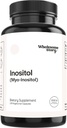 Intero Story Myo-Inositol Supplemento | Capsule Inositol Powder | Myoinositol | 2000mg Per Serving | 500mg Per Capsule | Male e Femmina Fertilità Supplemento | Vitamina B8 | 120 Capsule