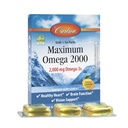 Carlson - Massimo Omega 2000 Grab + Go Packs, 2000 mg Omega-3s, Wild-Caught, Norvegese Fish Oil Supplement, Sustainably Sourced Fish Oil Capsules, Lemon, 30 Softgel Pack