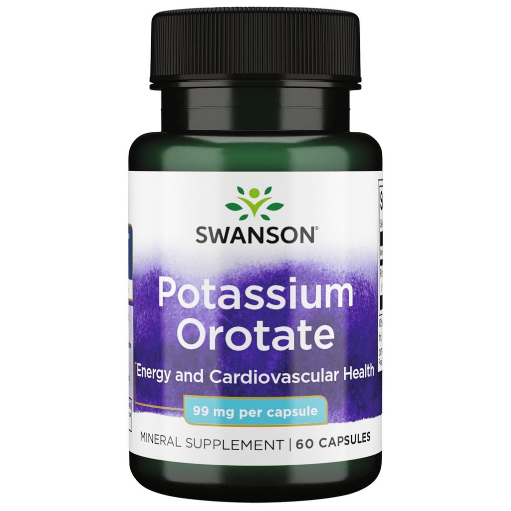 Swanson Potassium Orotate 99 Milligrammi 60 capsule