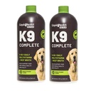 LIQUIDHEALTH Animali K9 Multivitamina liquida 8-in-1 completa per cani anziani adulti e cuccioli, tutto in una formula completa vitamine canine per pelle e cappotto, salute comune, supporto immunitario - USA Made (2 pacchetto)