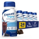Assicurare Original Dark Chocolate Nutrition Shake | Small Meal Sostituzione Shake | Ready to Drink | 9g Protein, 27 Vitamine e Minerali | 8 fl oz - 24 Pack