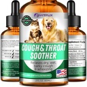 Trattamento della tosse del Kennel per cani e gatti - Made in USA - Allergy & Cat Asthma Relief - Mullen Leaf & Elderberry Blend - Dry, Wet & Barky Cough Relief per cani e gatti - All Breeds & Sizes - 2 Fl Oz