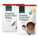 Polvere organica della proteina del siero di Whey dell'erba della forza naturale aroma 5 lb Peptides del collagene pulito organico polvere non aromatizzata, 32oz
