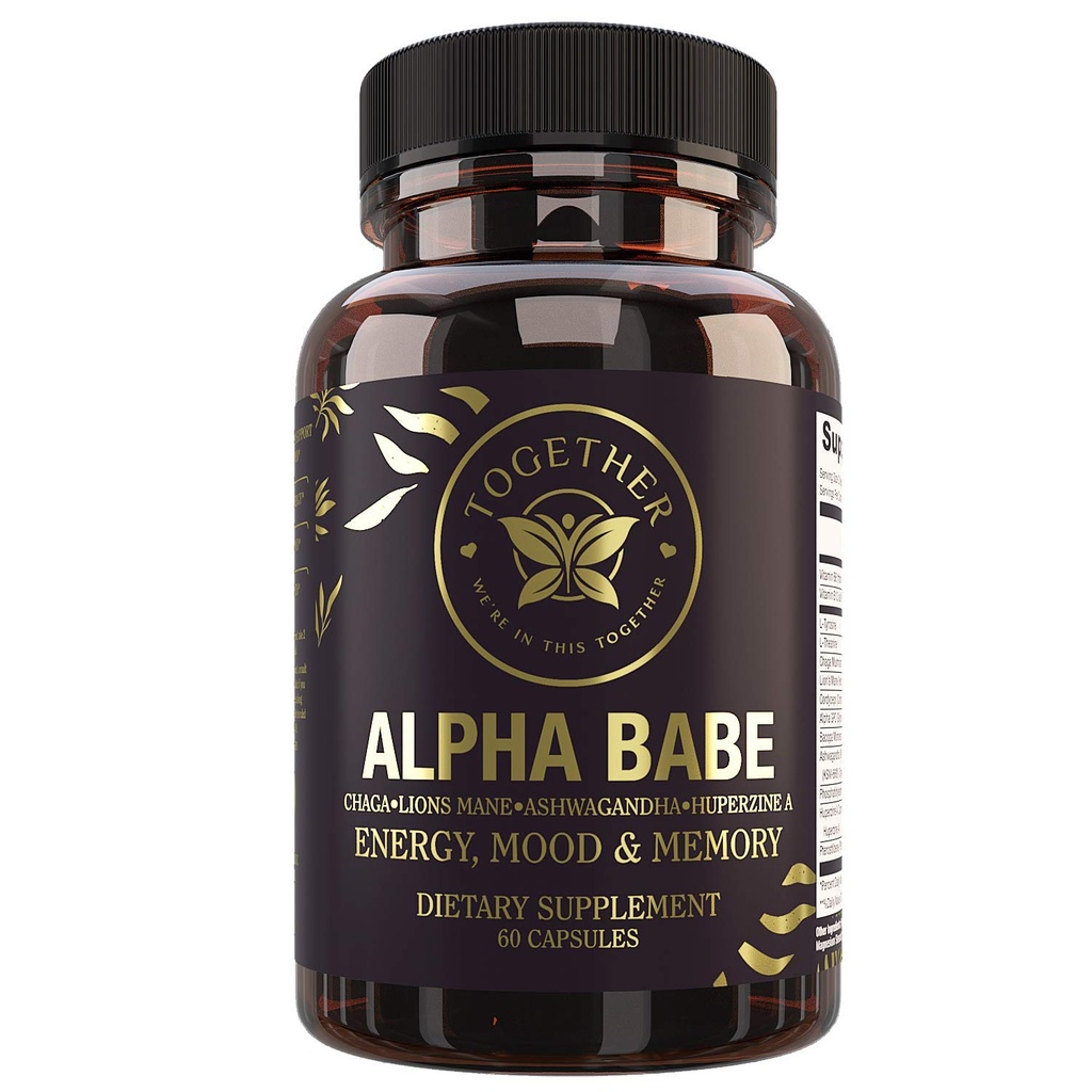 Erano in questo insieme Alpha Babe | Nootropic Supplemento | Memory Mood Energy | Nootropics Lions Mane Chaga Ashwagandha