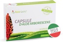ALOEBETA Aloe Arborescens Natural Power Capsule - 100% Organic Aloe Supplement, Stimola difese immunitarie, Antiossidante, Detossicante - Vegan, No OGM, Gluten-Free, no Sugar