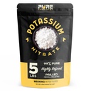 Pellets di nitrato di potassio, 99% puro, Remover di stump dell'albero, fertilizzante per piante, erba, interno e all'aperto, cura del prato, industriale-classe, Prilled, 5 lbs