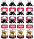 Papaya Leaf Blood Support Liquid - 15X Strength - Papaya Leaf Extract - Piatti sani, Sangue Cleanse, Digestione, Papaya Enzyme - 12 (12oz) Bottiglie Liquido - Bontà Erba - Made in Italy