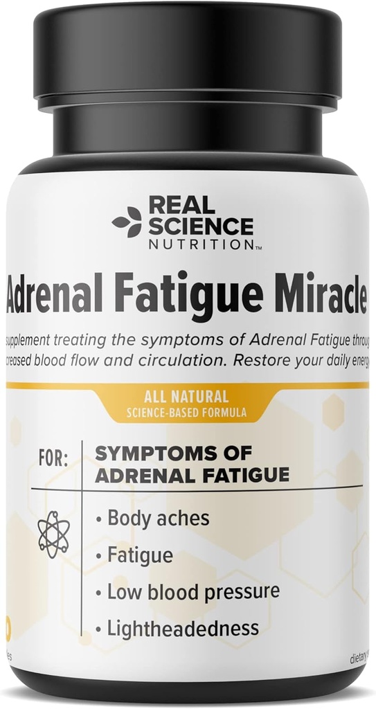 Offre il Miracolo della fatica surrenale - Un supplemento nutrizionale formulato per sostenere la funzione di ghiandola surrenale sana, può aiutare a alleviare la fatica, lo stress e migliorare i livelli di energia