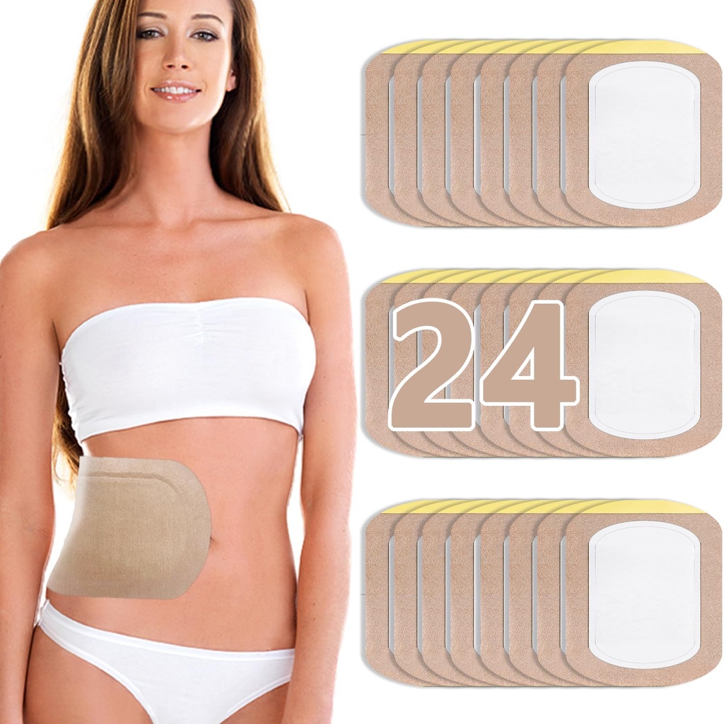 Rivestimento del pacchetto dell'olio di ricino, Patch dell'olio di ricino monouso, Pad autoadesivi di cotone organico, portatile anti perdite senza lavaggio