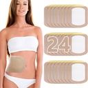 Rivestimento del pacchetto dell'olio di ricino, Patch dell'olio di ricino monouso, Pad autoadesivi di cotone organico, portatile anti perdite senza lavaggio