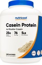Nutricost Casein Protein Powder 5lb - Micellar Casein, Non OGM, Gluten Free (Unflavored)
