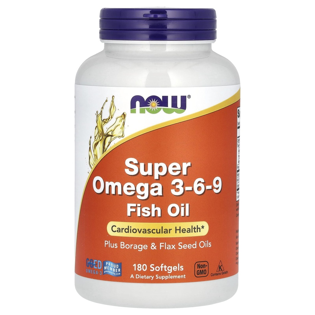 Ora Foods Super Omega 3-6-9 Soft-gels, 1200Mg, 180-Paese