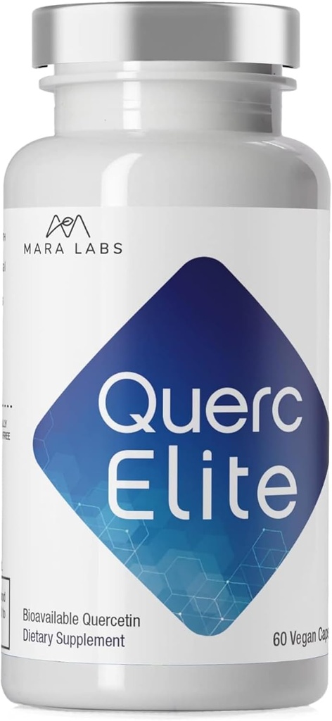 Mara Labs QuercElite Biodisponibile Quercetin | 250 mg Quercetin e 250 mg Broccoli Seed Complex | 60 Vegan Capsule