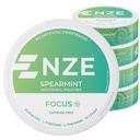 NZE Caffeine Free Nootropic Pouches (Spearmint) - Nootropic Pouches con Alpha GPC, L-Tyrosine & L-Theanine - No Sugar or Artificial Sweeteners - 15 Nicotine Pouches Per Can - 5 Pack