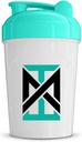 MIXT Energy Shaker Bottiglia, 16 oz. Shaker Bottiglia, BPA Free & Lid Mixing Technology (16 oz, Teal)