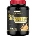ALLMAX Gold ALLWHEY, Burro di arachidi al cioccolato - 5 lb - 24 Grammi di Proteine Per Scoop - Gluten Free, Carbo basso & Basso Zucchero - Circa 71 Serve