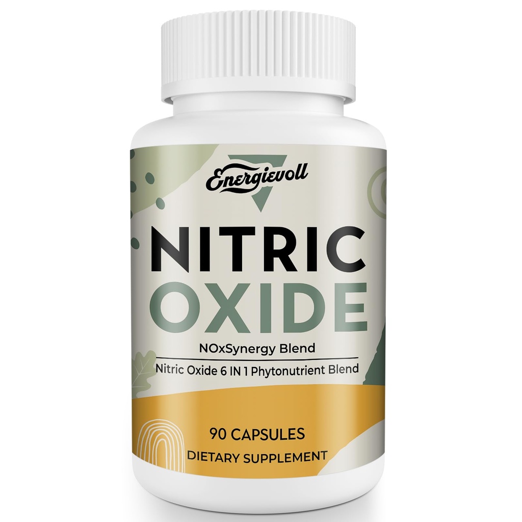 Nitric Oxide Supplemento per gli uomini - Precursor e Phytonutrient Blend per l'energia, l'ossigenazione e la pressione sanguigna (1 pacchetto)