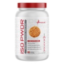 Biscotto del burro di arachidi ISO PWDR, 1.54lb, 23 Serve, 26g Protein, Digestione veloce, Carbi Zero, Gusto Delizioso, Carbi bassissimi e grassi, Lattosio Zero
