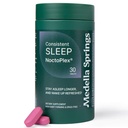 Sleep Aid 30 Tabs - 100% Droga Gratis & Pillole di sonno non-Habit-Forming – Supplemento di sonno clinicamente formulato w / Radice vegetariana per il sonno - Melatonina, Limone Balm & Valerian Root Sleep Aid