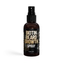 Derm Dude Biotin Beard Growth Spray per gli uomini | Formulato con Biotin & Bamboo Extract per la crescita dei capelli | Promuove Thicker Fuller Beard | Per una crescita più forte dei cuscinetti più sani, non grassa Grooming- 1 oz