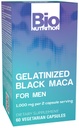Bio Nutrition Gelatinized Black Maca 60 Capsule Vegetariani | 1.500 mg per Serving | Energy Boost | Calcium | Magnesium | Phosphorus