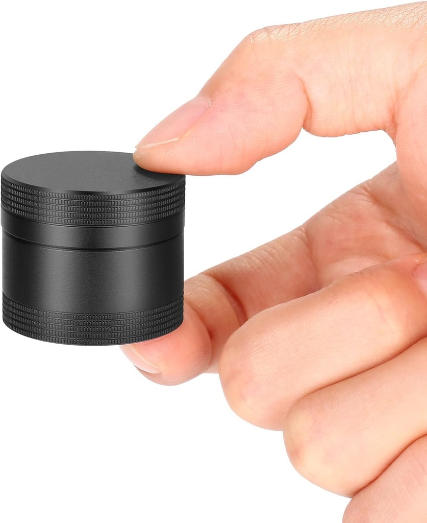Small Daily Pill Box - Portatile impermeabile metallo Pill Case per tasca o borsa lega di alluminio rotondo viaggio Pill Container Medicina Vitamina Organizzatore unico regalo