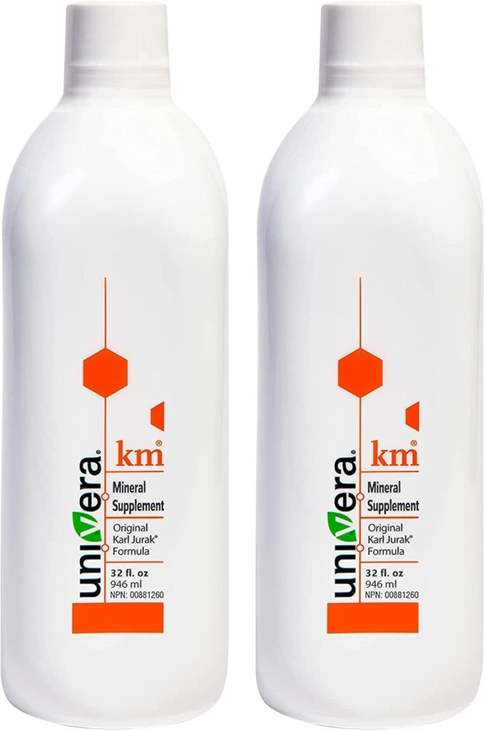 Univera KM Mineral Supplement | Formula originale Karl Jurak | Rich in Potassium & Vitamins | Stabilizza il pH Balance | Supporta la digestione + Absorbimento Nutriente | Phytonutrients naturali | Alimentazione 60 giorni