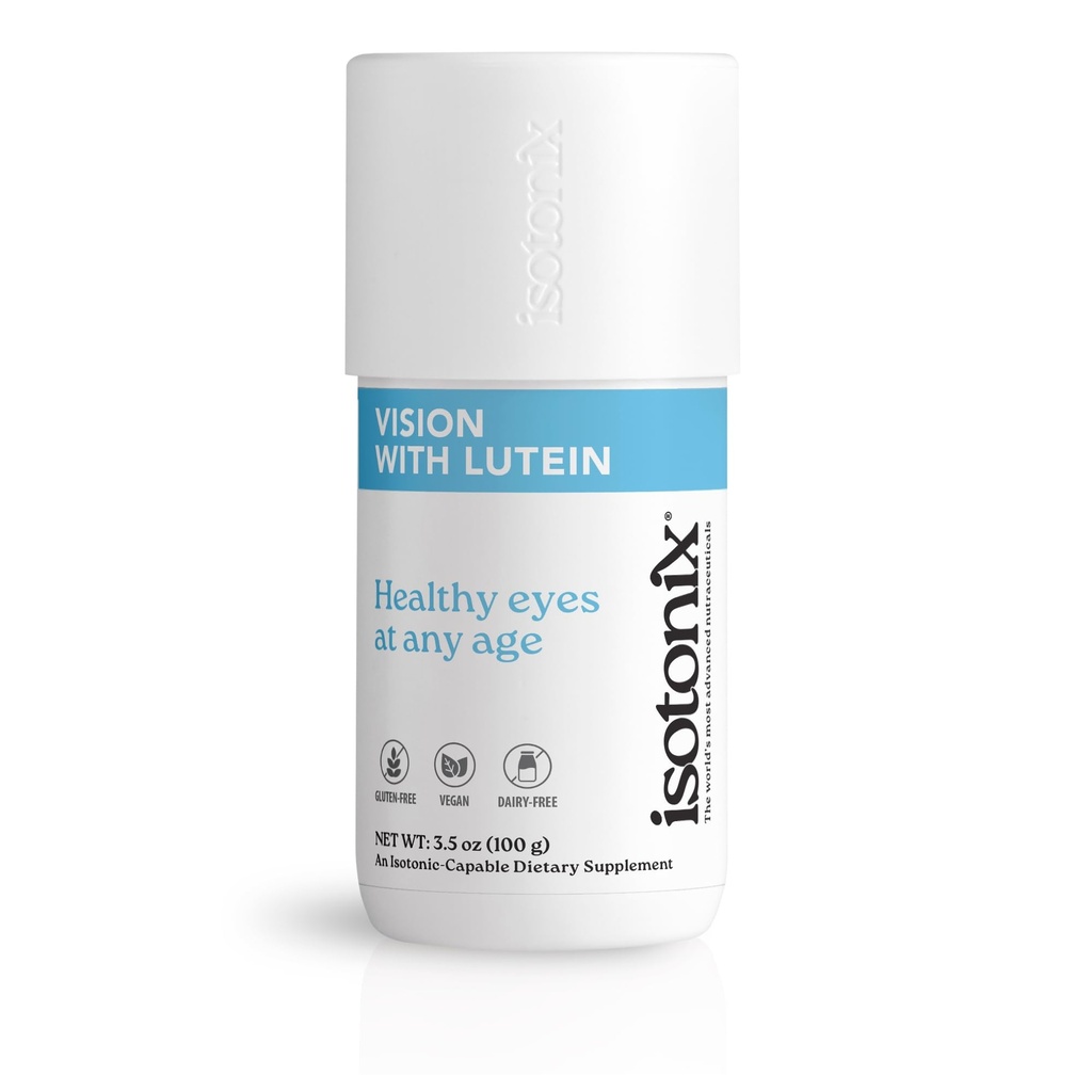 Isotonix Vision Formula con Lutein – Supporta la salute degli occhi, Vision & Circulation – Antiossidanti, Zinco, Vitamina C, E, Bilberry, Zeaxanthin – Integratore per la chiarezza e la protezione - 30 Serve
