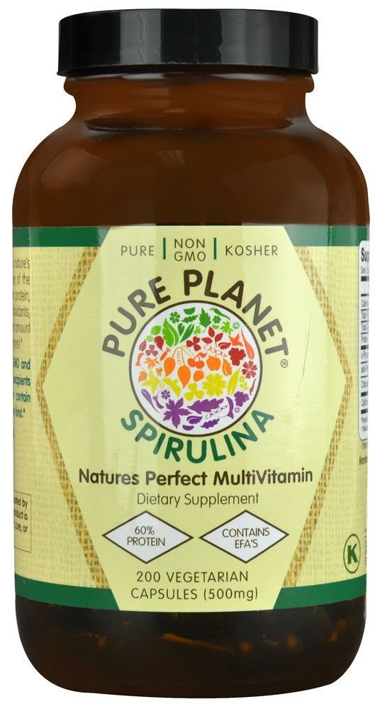 Pianeta puro 100% Spirulina pura, 200 CT