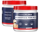 ActivHealth Enzimi digestivi e probiotici per gli animali domestici (Dogs, gatti, conigli e altro, 125 mg, 120 porzioni) da Geneflora per gli animali Confezione da 2