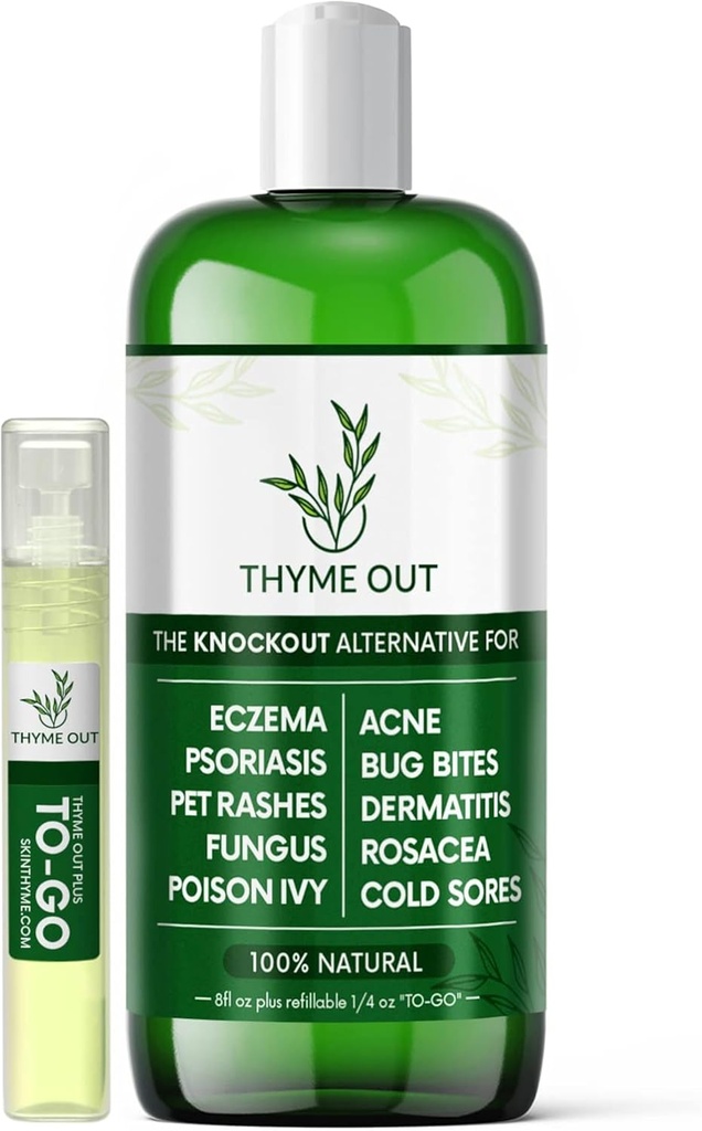 Trattamento di eczema naturale - trattamento di psoriasi - una soluzione all-in-one per l'acne, la dermatite, la Rosacea, le piaghe fredde, gli animali, i biscotti di insetti e l'edera di veleno - spray anti-itch per il sollievo della pelle di prurito