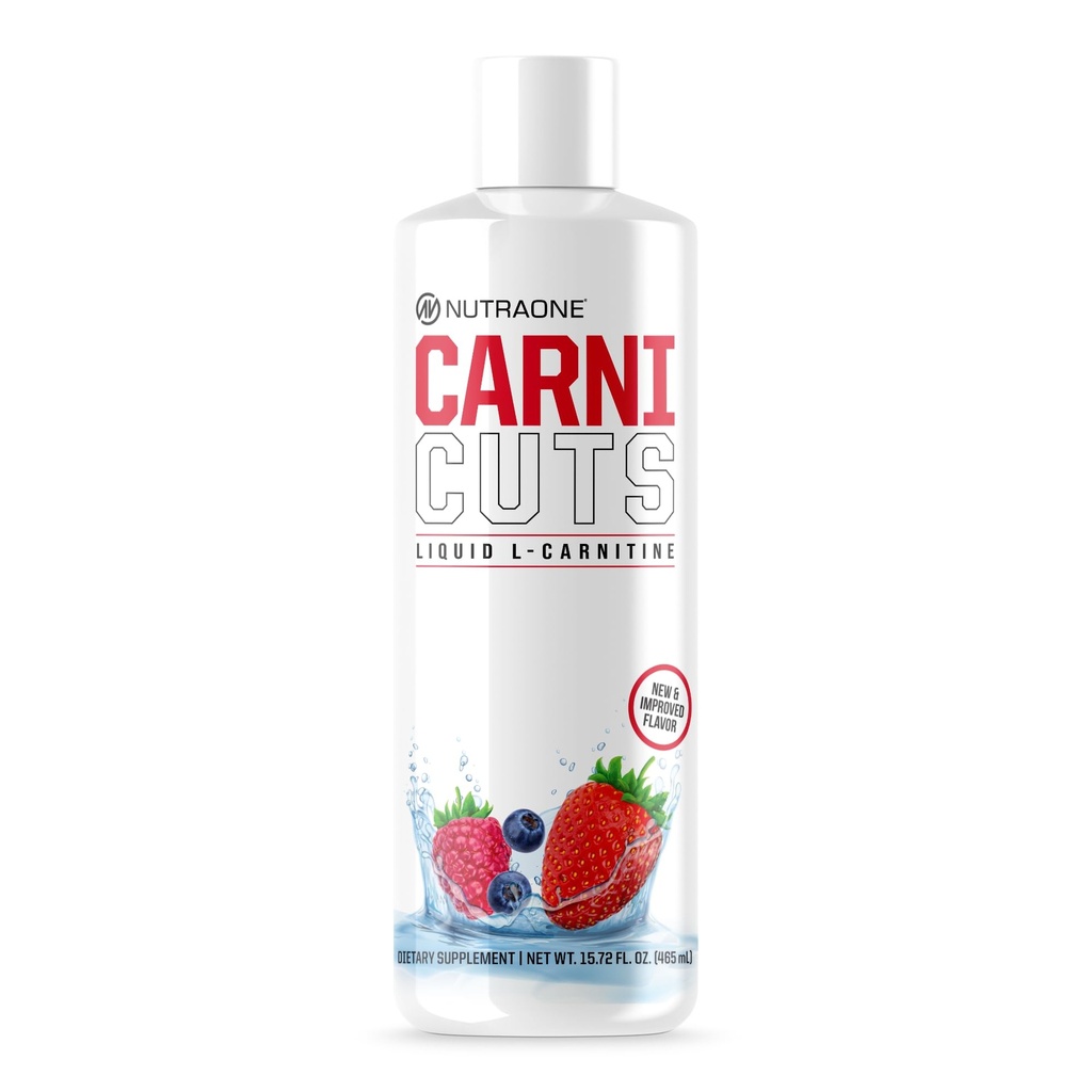 NutraOne Carnicuts Integratore Liquido L-Carnitina Stimulant Free* (Belliccia - 32 Serve)