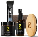 Il Beard Club PT45 Beard Trimmer per gli uomini - Electric Cordless ricaricabile, Beard Cream, Riptide Beard Spray, Beard Brush, Travel Bag– Gift Kit Bundle