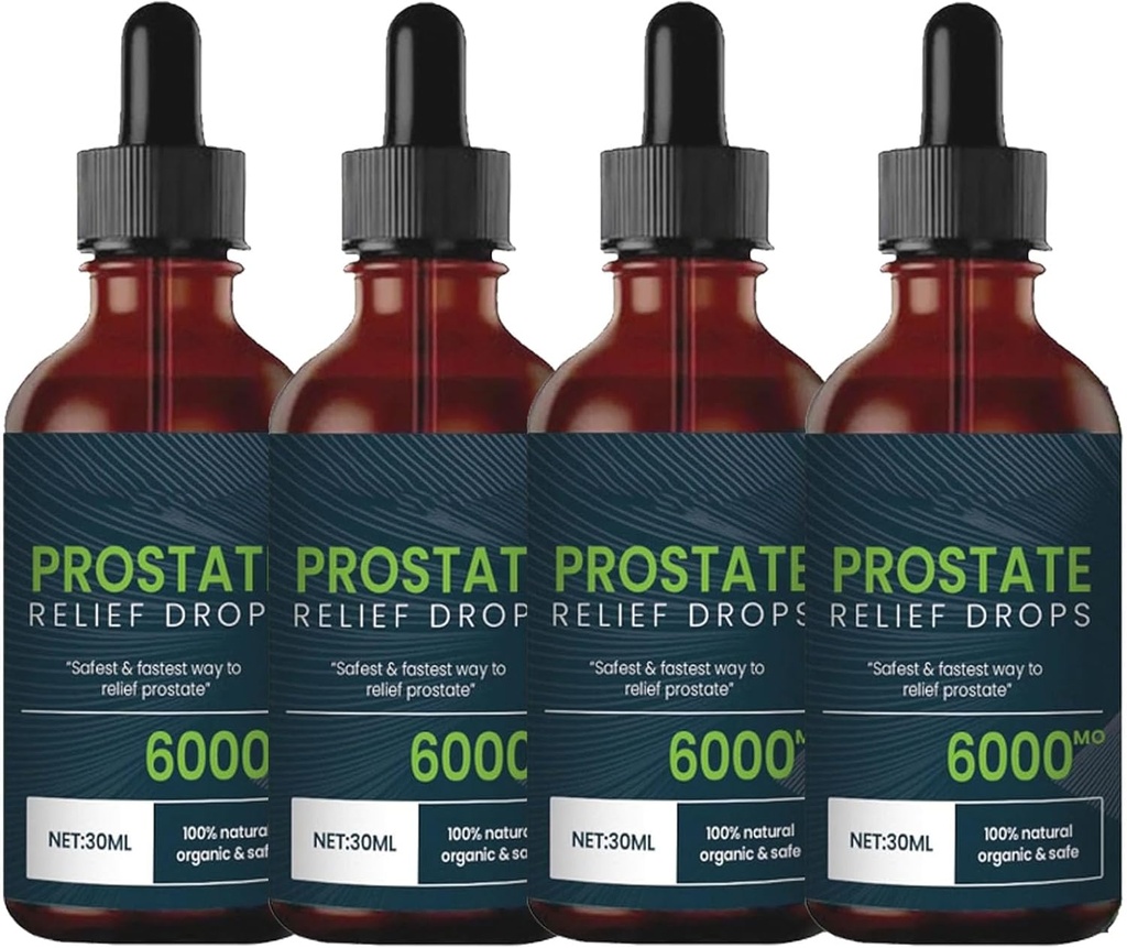 Gocce di trattamento della prostata - gocce di sollievo della prostata, gocce naturali di erbe della prostata (4pcs)