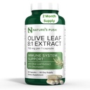 Estratto del 20% di Oleuropein 750mg Capsule Immune System, Skin e Heart Health Support Vegan Non OGM USA cGMP Gluten Free Antiossidanti 60 capsule 2 mesi di alimentazione